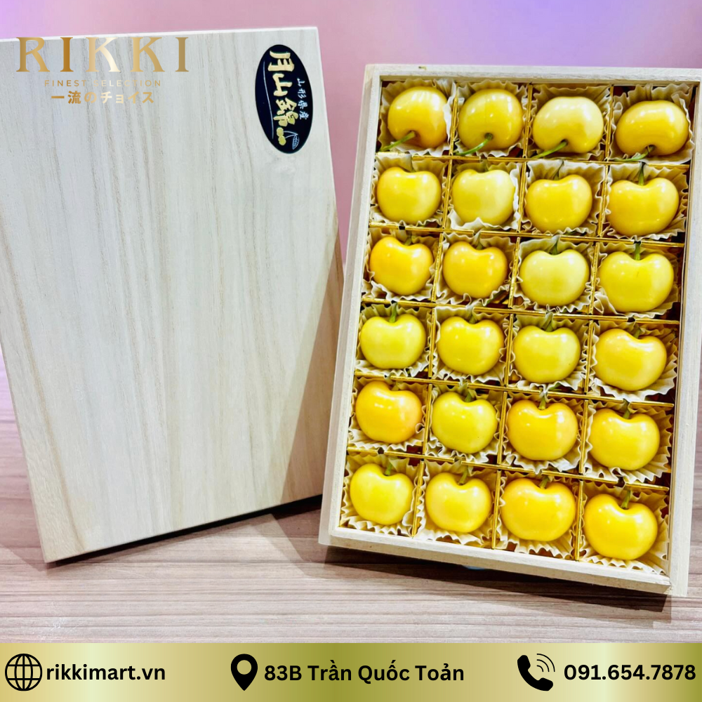 Cherry anh đào vàng Yamagata Nhật Bản