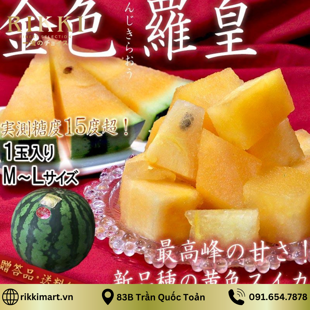 Dưa hấu vàng Tochigi Nhật Bản