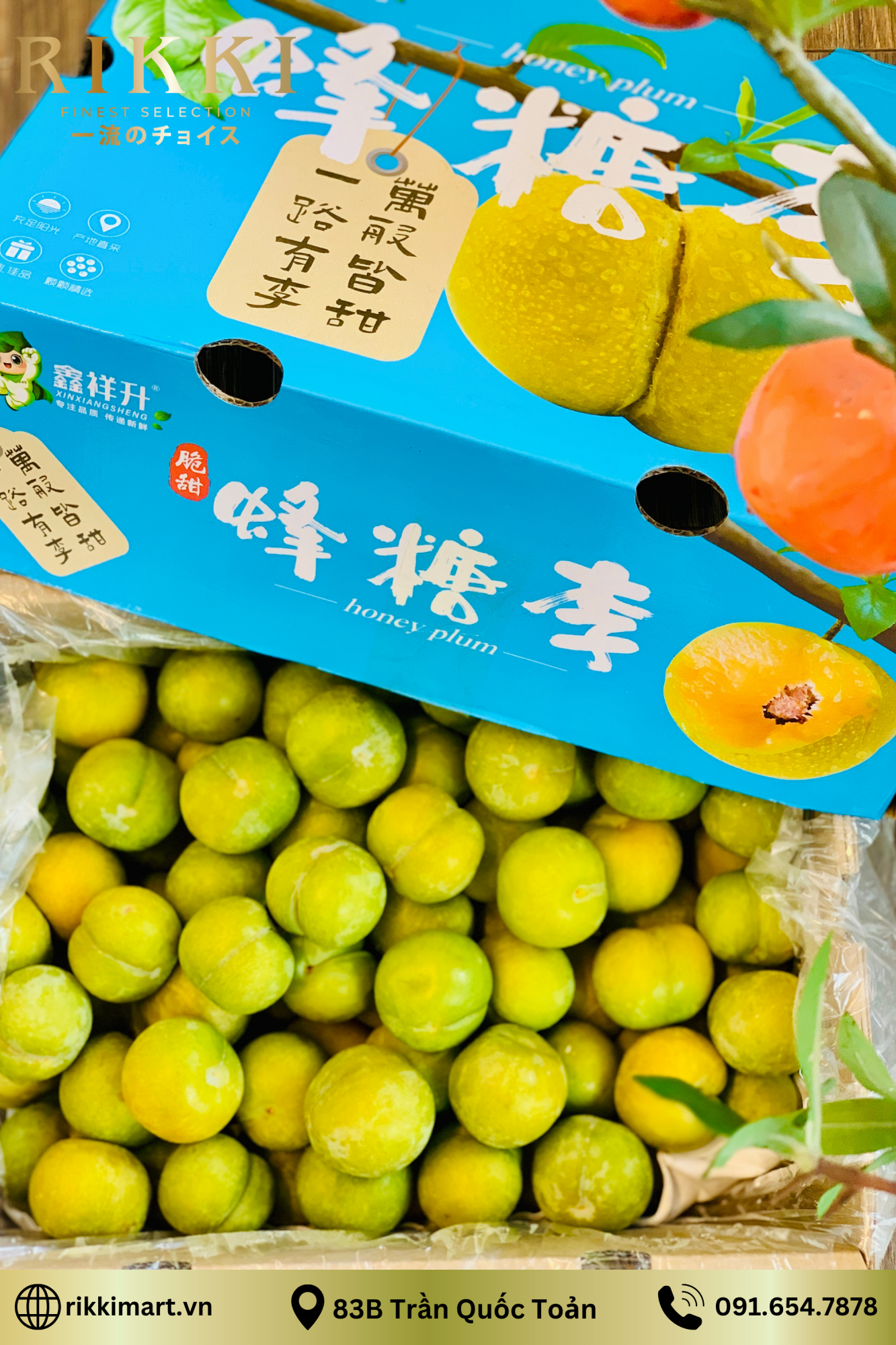 Mận đường xanh cherry