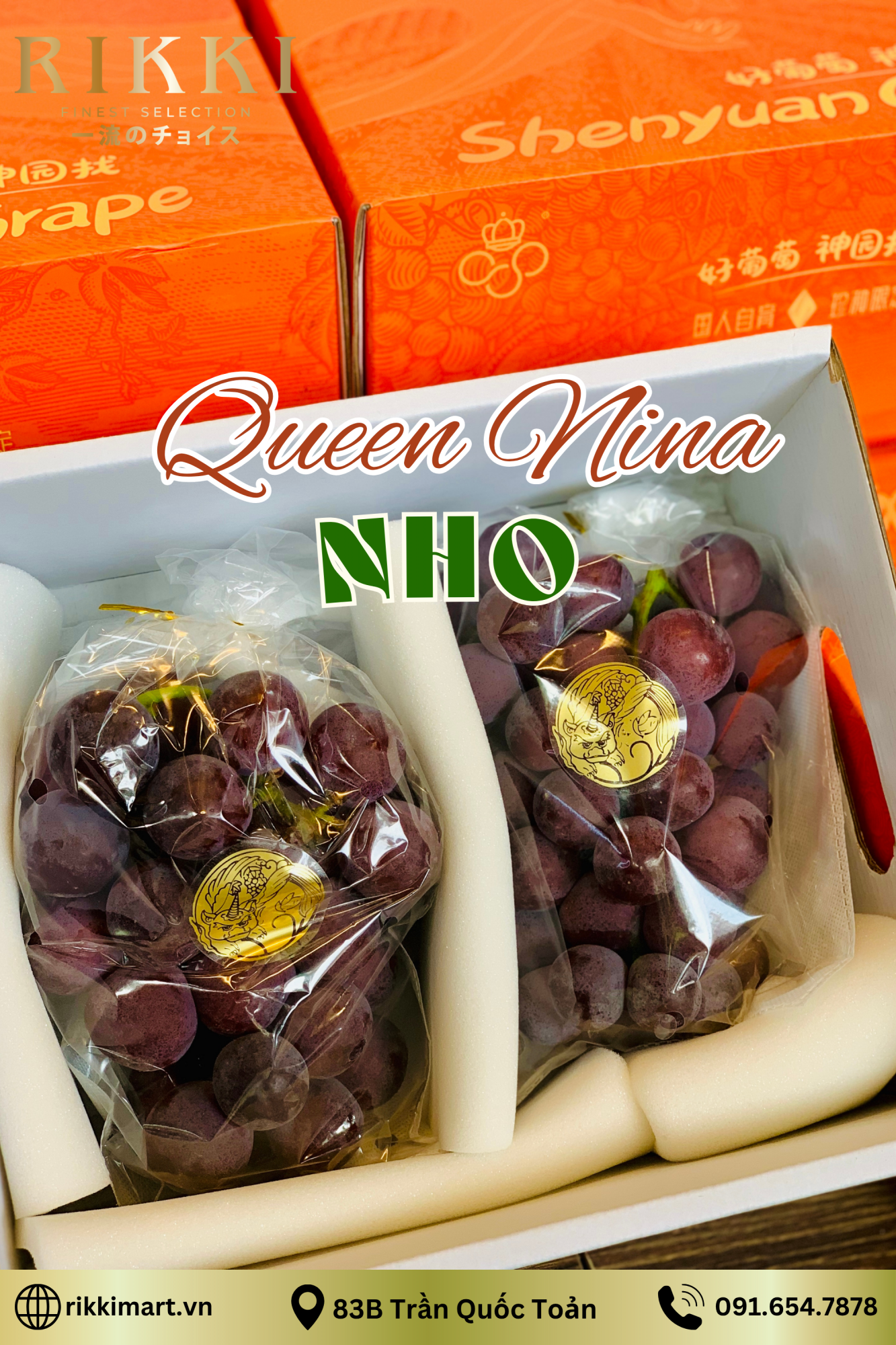 Nho Queen Nina nội địa